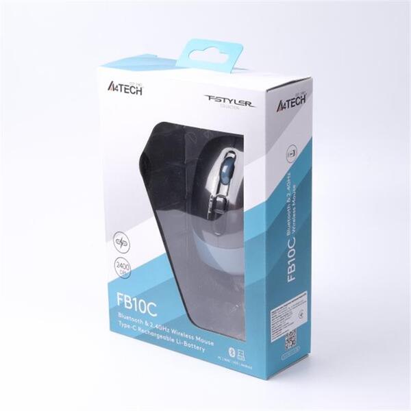 Миша A4Tech FB10C Ash Blue USB