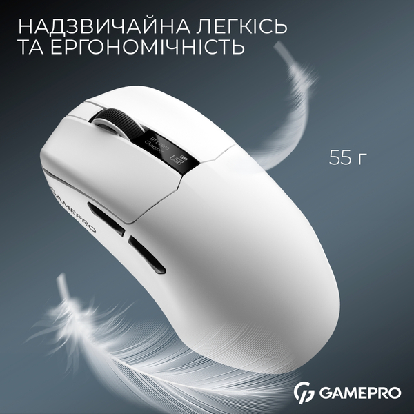 Мышь беспроводная GamePro Asgard Thor White (GM023W)