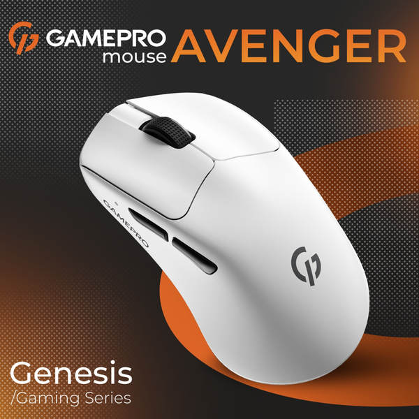 Миша GamePro Genesis Avenger White (GM096W)