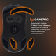 Миша GamePro Genesis Ranker Black (GM012B)
