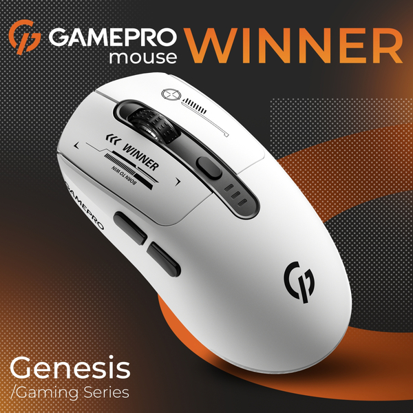 Мышь беспроводная GamePro Genesis Winner White (GM079W)