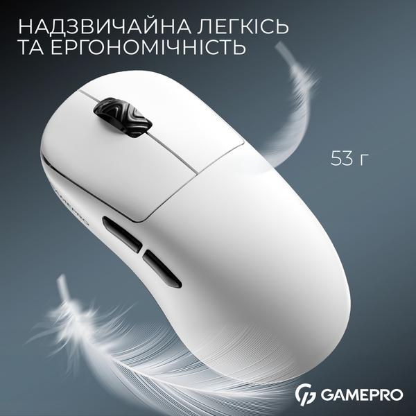 Мышь беспроводная GamePro Asgard Loki White (GM022W)