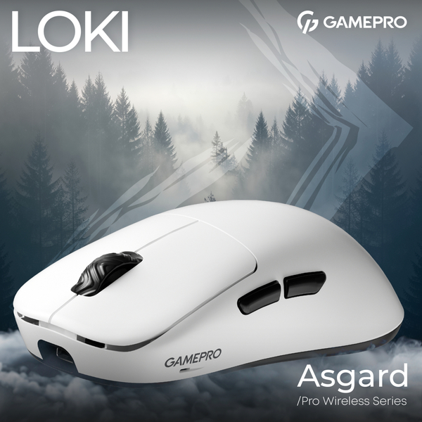 Мышь беспроводная GamePro Asgard Loki White (GM022W)