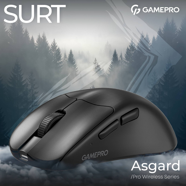 Мышь беспроводная GamePro Asgard Surt Black (GM017B)