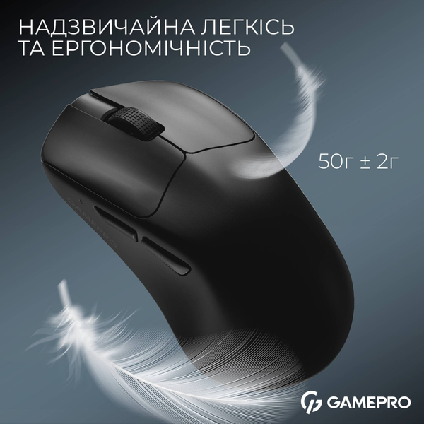 Мышь беспроводная GamePro Asgard Surt Black (GM017B)