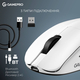 Миша GamePro Asgard Surt White (GM017W)