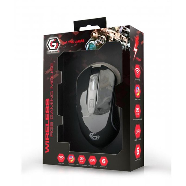Миша Gembird MUSGW-6BL-01 Black