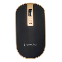 Миша Gembird MUSW-4B-06-BG Black/Gold