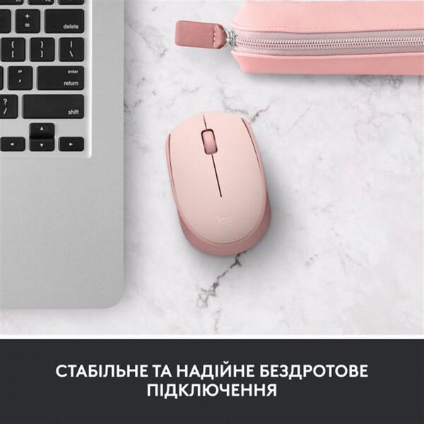 Миша Logitech M171 Rose (910-006865)