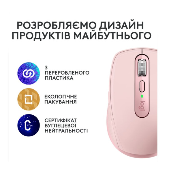 Мышь беспроводная Logitech MX Anywhere 3S Rose (910-006931)