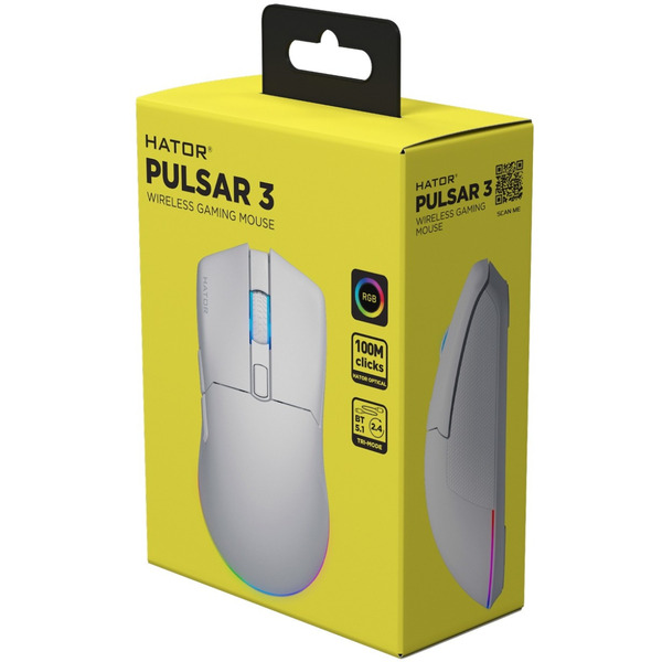Миша Hator Pulsar 3 Wireless White (HTM631)