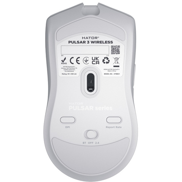 Миша Hator Pulsar 3 Wireless White (HTM631)