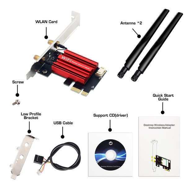Беспроводной адаптер Fenvi PCE-AC1200S