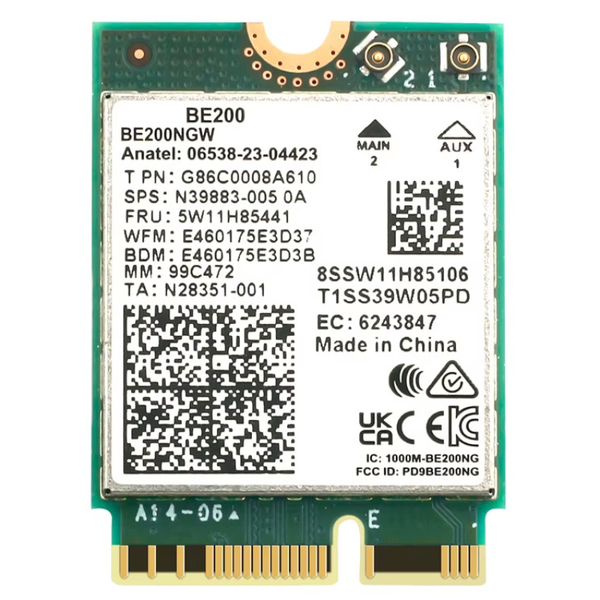 Беспроводной адаптер Fenvi BE200NGW + антенный кабель