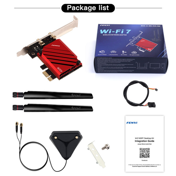 Wi-Fi адаптер Fenvi FV-BE8800PRO