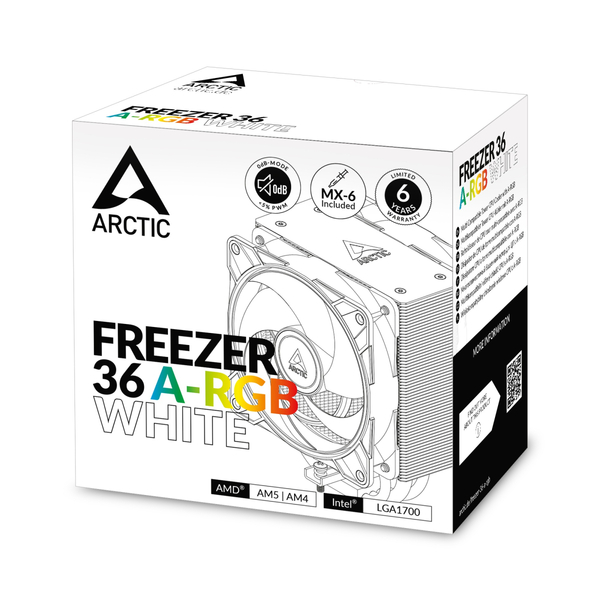 Кулер Arctic Freezer 36 A-RGB White ACFRE00125A