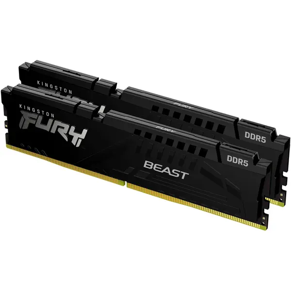 Модуль памяти DDR5 2x16GB/6800 Kingston Fury Beast Black (KF568C34BBK2-32)