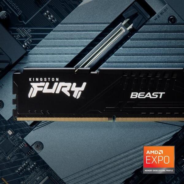 Модуль памяти DDR5 2x16GB/6800 Kingston Fury Beast Black (KF568C34BBK2-32)