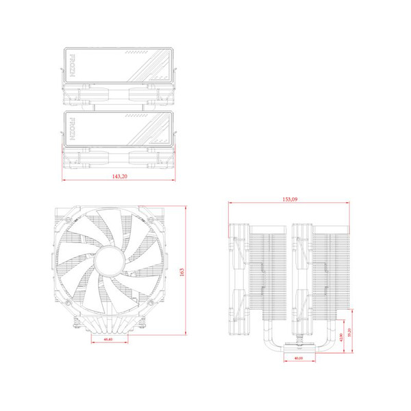 Кулер ID-Cooling Frozn A720 Black