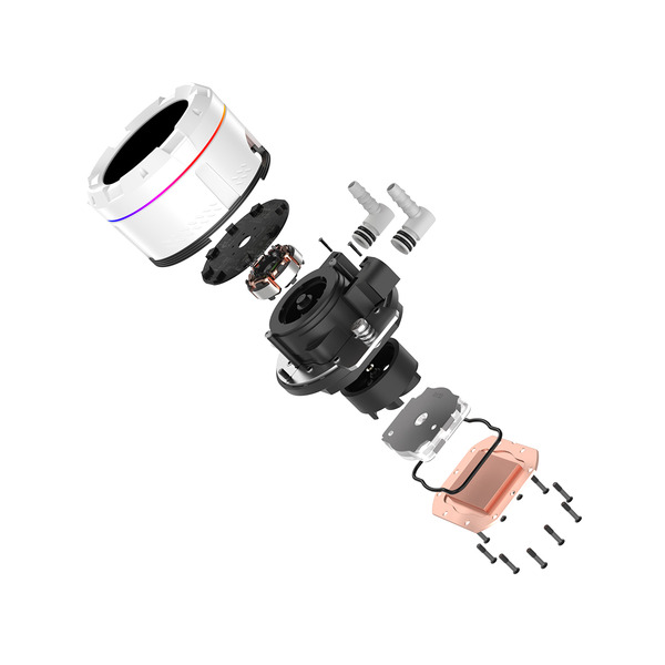 Система водяного охолодження ID-Cooling Space LCD SL360 XE White