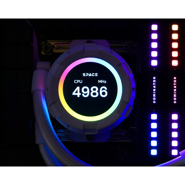 Система водяного охолодження ID-Cooling Space LCD SL360 XE White