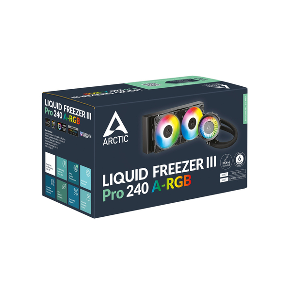 Система водяного охлаждения Arctic Liquid Freezer III Pro 240 A-RGB Black (ACFRE00182A)