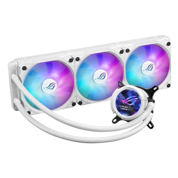 Система водяного охолодження Asus TUF Gaming LC III 360 ARGB LCD White (90RC01A2-B0EAY0)