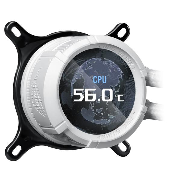 Система водяного охолодження Asus TUF Gaming LC III 360 ARGB LCD White (90RC01A2-B0EAY0)