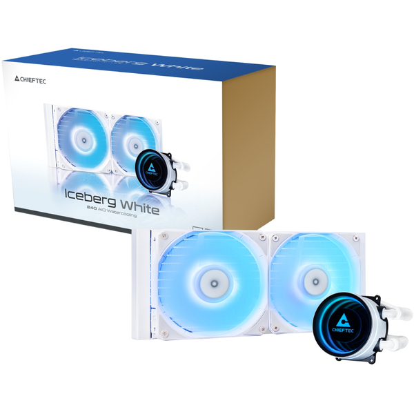 Система водяного охолодження Chieftec Iceberg 240 ARGB WHITE