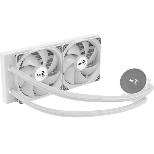 Система водяного охолодження AeroCool Oasis L240 White (ACLA-OA24117.21)