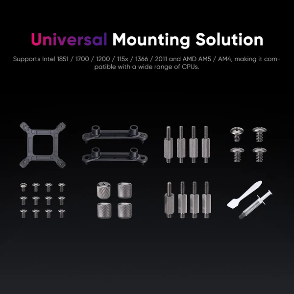 Система водяного охолодження 1stPlayer X-240 Black