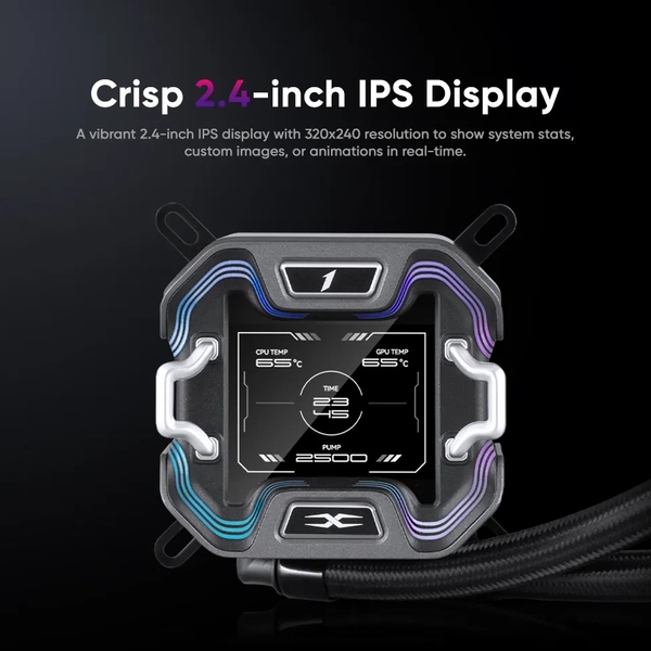 Система водяного охолодження 1stPlayer X-240 Black