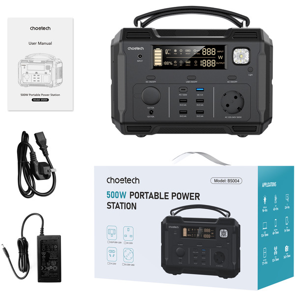 Зарядная станция Choetech BS004-EU-BK#