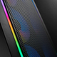 SilverStone Корпус FARA FA511Z-BG, без БП, 2xUSB3.0, 3x120mm ARGB fan, TG Side Panel, ARGB light strip, ATX, Black