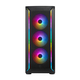 SilverStone Корпус FARA FA511Z-BG, без БП, 2xUSB3.0, 3x120mm ARGB fan, TG Side Panel, ARGB light strip, ATX, Black