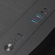 SilverStone Корпус FARA FA511Z-BG, без БП, 2xUSB3.0, 3x120mm ARGB fan, TG Side Panel, ARGB light strip, ATX, Black