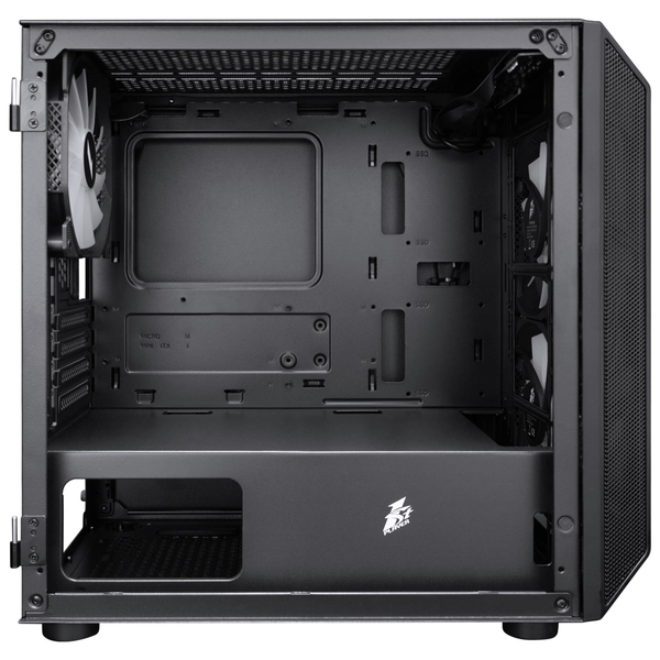 Корпус 1stPlayer D3-BK-3F7-14 Black без БП