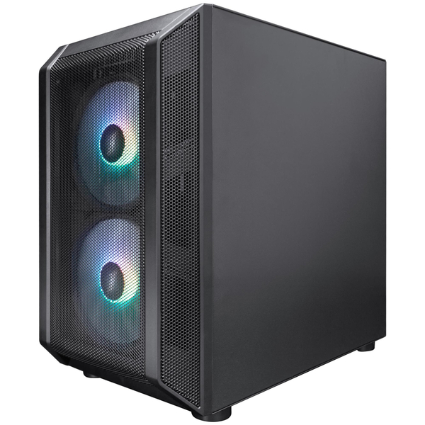 Корпус 1stPlayer D3-BK-3F7-14 Black без БП