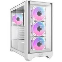 Корпус 2E GAMING Dominator Pro G2302W, без БП 2xUSB3.0, 1xUSBType-C, 4x120мм ARGB, VGA 380мм, LCS ready, контроллер з пультом, TG Side Panel, TG/Mesh Front panel, ATX, белый