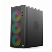 Корпус 2E GAMING Credo Plus V510B без БП, 1xUSB3.0, 1х USB 2.0, 1xUSB Type-C, 4x120мм ARGB, VGA 310мм, TG Side Panel, ATX, чёрный