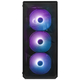 Корпус 1stPlayer FD3-BK-4F7 Black без БП