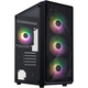 Корпус 1stPlayer FD3-M-BK-4F7 Black без БП
