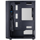 Корпус 1stPlayer FD3-M-BK-4F7 Black без БП
