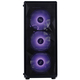 Корпус 1stPlayer FD3-M-BK-4F7 Black без БП