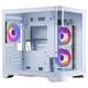Корпус 1stPlayer UV5-WH-2FC7R-W-1FC7-W White без БП