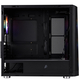 Корпус 1stPlayer FD5-M-BK-4F1 Black без БП