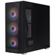 Корпус 1stPlayer FD5-M-BK-4F1 Black без БП