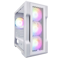 Корпус 1stPlayer T3-WH-4F1-W White без БП