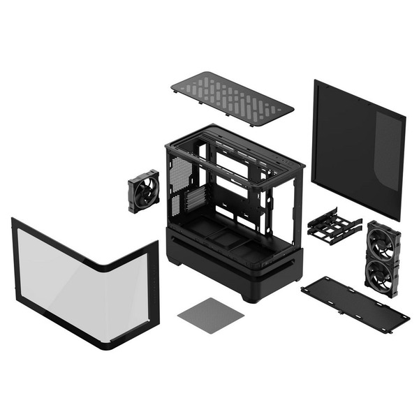 Корпус Asus Prime AP202 ARGB Tempered Glass Black 90DC00P0-B19000