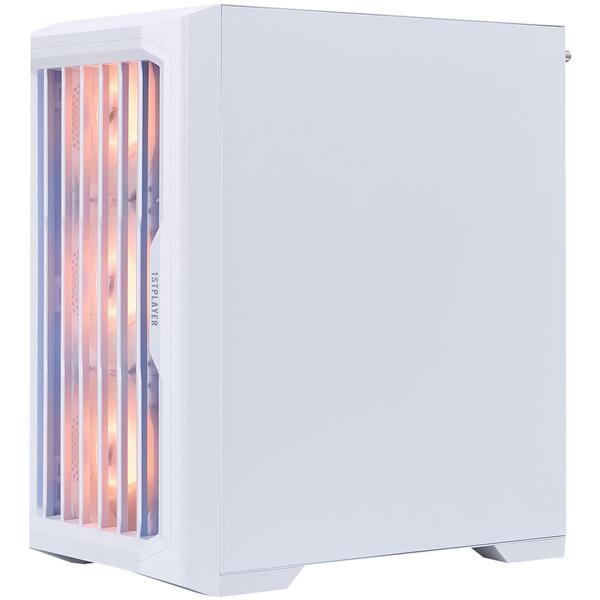 Корпус 1stPlayer H2-WH-4F7-W